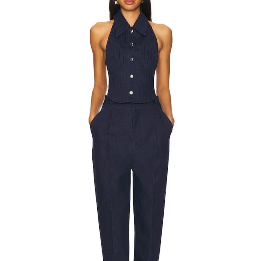 NWT Retrofete Rochelle tapered Blue Jean High-Waisted Pants